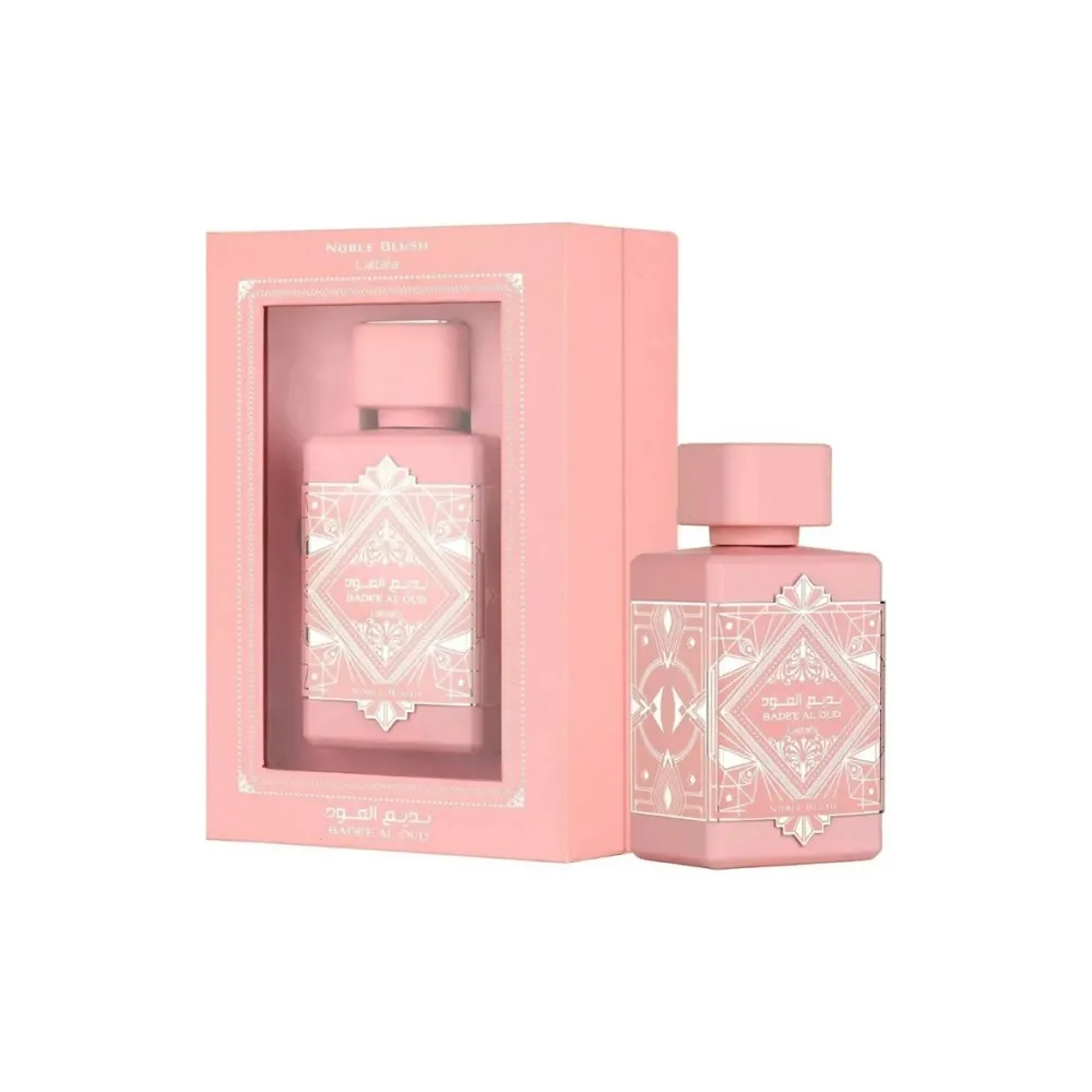 Perfume Lattafa badee al oud noble blush EDP 100ml - Imagen 2